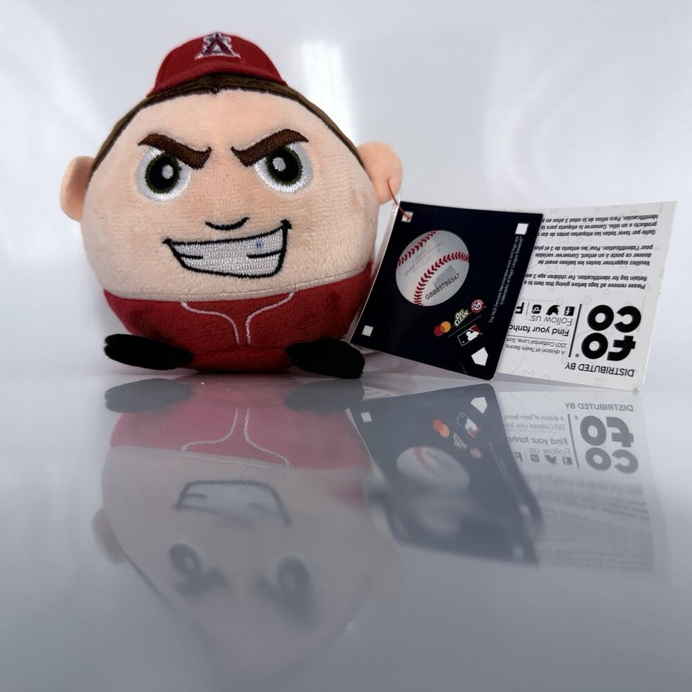 FOCO Mike Trout Los Angeles Angels Forever Collectibles Baseball Smusher Plush
